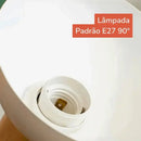 Arandela de Parede Interna Wooden 212 (Iluminação)  Casa Farfelle