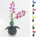 Arranjo Orquídea Artificial com Vaso Premium Decoração Sala  483 (Flores)  Casa Farfelle