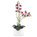 Arranjo Orquídea Artificial com Vaso Premium Decoração Sala  483 (Flores)  Casa Farfelle