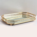 Bandeja Decorativa Espelhare Casa Farfelle  391  Casa Farfelle