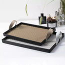 Bandeja Decorativa Retan Casa Farfelle  385  Casa Farfelle