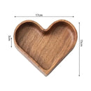 Bandeja Madeira em Formato de Coração Casa Farfelle  196  Casa Farfelle