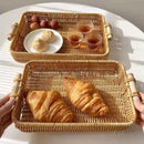 Bandeja de Café da Manhã Retangular Matina Casa Farfelle  266  Casa Farfelle