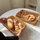 Bandeja de Café da Manhã Retangular Matina Casa Farfelle  266  Casa Farfelle