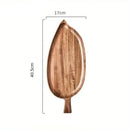 Bandeja de Madeira de Folha para Servir Casa Farfelle  195  Casa Farfelle