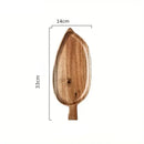 Bandeja de Madeira de Folha para Servir Casa Farfelle  195  Casa Farfelle