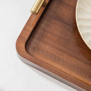 Bandeja de Madeira para Servir Madero Casa Farfelle  412  Casa Farfelle