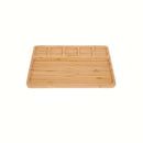 Bandeja para Aperitivo de Bambu Natural Casa Farfelle  194  Casa Farfelle