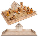 Base para Presépio de Natal em MDF 50x35cm  Natal  Casa Farfelle