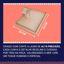 Base para Presépio de Natal em MDF 50x35cm  Natal  Casa Farfelle