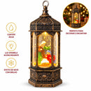 Cabine Telefônica Natalina LED com Água e Efeito Neve Glitter  Natal  Casa Farfelle