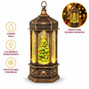 Cabine Telefônica Natalina LED com Água e Efeito Neve Glitter  Natal  Casa Farfelle