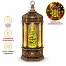 Cabine Telefônica Natalina LED com Água e Efeito Neve Glitter  Natal  Casa Farfelle