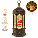 Cabine Telefônica Natalina LED com Água e Efeito Neve Glitter  Natal  Casa Farfelle