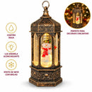 Cabine Telefônica Natalina LED com Água e Efeito Neve Glitter  Natal  Casa Farfelle
