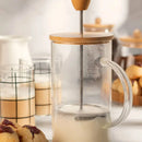 Cafeteira Prensa Francesa de Vidro Borossilicato com Tampa de Bambu Casa Farfelle  33  Casa Farfelle