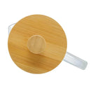 Cafeteira Prensa Francesa de Vidro Borossilicato com Tampa de Bambu Casa Farfelle  33  Casa Farfelle