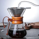 Cafeteira de Vidro Borossilicato com Filtro para Café Coado  439  Casa Farfelle