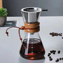 Cafeteira de Vidro Borossilicato com Filtro para Café Coado  439  Casa Farfelle
