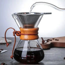 Cafeteira de Vidro Borossilicato com Filtro para Café Coado  439  Casa Farfelle