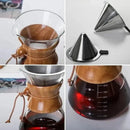 Cafeteira de Vidro Borossilicato com Filtro para Café Coado  439  Casa Farfelle