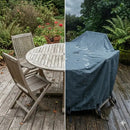 Capa Impermeável Redonda para Mesa e Cadeiras Externas Casa Farfelle  64  Casa Farfelle