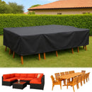 Capa Impermeável Retangular para Móveis Externos Preta Casa Farfelle  63  Casa Farfelle