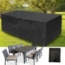 Capa Impermeável Retangular para Móveis Externos Preta Casa Farfelle  63  Casa Farfelle