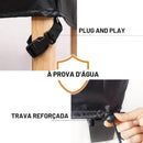 Capa Impermeável Retangular para Móveis Externos Preta Casa Farfelle  63  Casa Farfelle