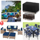 Capa Impermeável Retangular para Móveis Externos Preta Casa Farfelle  63  Casa Farfelle