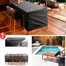 Capa Impermeável Retangular para Móveis Externos Preta Casa Farfelle  63  Casa Farfelle