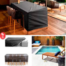 Capa Impermeável Retangular para Móveis Externos Preta Casa Farfelle  63  Casa Farfelle