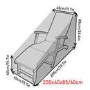 Capa Impermeável para Espreguiçadeira Retangular Proteção UV Casa Farfelle  60  Casa Farfelle
