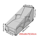 Capa Impermeável para Espreguiçadeira Retangular Proteção UV Casa Farfelle  60  Casa Farfelle