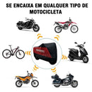 Capa Impermeável para Moto com Trava Antifurto Casa Farfelle  50  Casa Farfelle