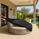 Capa Impermeável para Sofá Redondo de Jardim Chaise UV 54  Casa Farfelle
