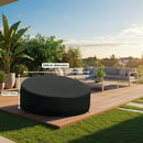 Capa Impermeável para Sofá Redondo de Jardim Chaise UV 54  Casa Farfelle