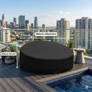 Capa Impermeável para Sofá Redondo de Jardim Chaise UV 54  Casa Farfelle