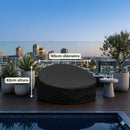 Capa Impermeável para Sofá Redondo de Jardim Chaise UV Casa Farfelle  54  Casa Farfelle