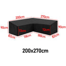 Capa Impermeável para Sofá em L Sofá de Canto Casa Farfelle  53  Casa Farfelle