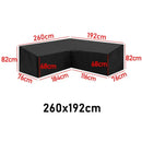 Capa Impermeável para Sofá em L Sofá de Canto 53  Casa Farfelle