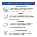 Capa Térmica Piscina Thermocap/ATCO - 300 Micras - Lona Protetora para Piscina Casa Farfelle    Casa Farfelle