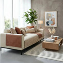 Capa de Sofá à Prova d'Água e Anti-Arranhão Premium Marrom Casa Farfelle  160  Casa Farfelle