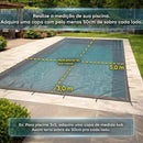 Capa para Piscina sem Acúmulo de Água Acabamento Reforçado  71  Casa Farfelle