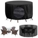 Capa Impermeável Redonda para Mesa e Cadeiras Externas - Casa Farfelle