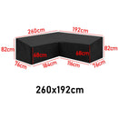 Capa Impermeável para Sofá em L Sofá de Canto - Casa Farfelle