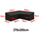 Capa Impermeável para Sofá em L Sofá de Canto - Casa Farfelle