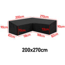 Capa Impermeável para Sofá em L Sofá de Canto - Casa Farfelle