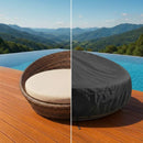 Capa Impermeável para Sofá Redondo de Jardim Chaise UV - Casa Farfelle