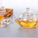 Chaleira de Vidro com Infusor Refratária Casa Farfelle  327  Casa Farfelle